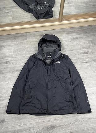 Куртка ветровка the north face dryvent оригинал мужская черная мембранная штормовка tnf демисезонная размер m л