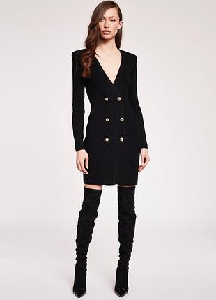 Коротка трикотажна сукня primark cares чорна
