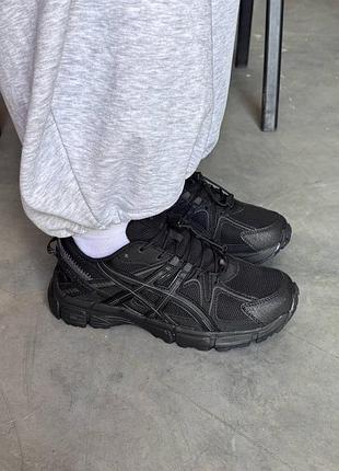 Кросівки утеплені жіночі asics gel-kahana 8 termo black термо