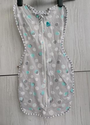 Оригінальна пелюшка-кокон love to dream swaddle up 1tog розмір s 3,5-6кг 1-3м