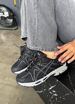 Кроссовки утепленные женские asics gel-kahana 8 gore-tex termo black white термо