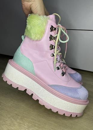 Черевики/ботинки koi footwear candy tears glitter platform boots