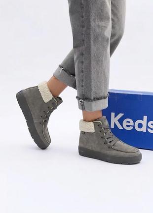 Жіночі шкіряні зимові черевики keds explore 42 розмір