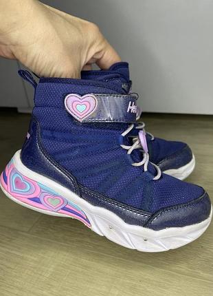 Ботинки/високі кросівки для дівчинки skechers