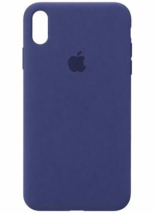 Чохол силіконовий протиударний для iphone x/xs midnight blue