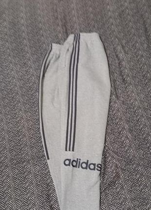 Чоловічі спортивні штани джогери adidas сірі розмір l-xl