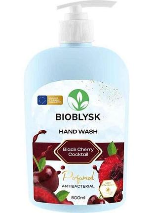 Крем-мило рідке 500мл антибактеріальне “black cherry cocktail” тм bioblysk