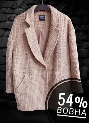 Женское пальто из смесовой шерсти abercrombie &amp; fitch.