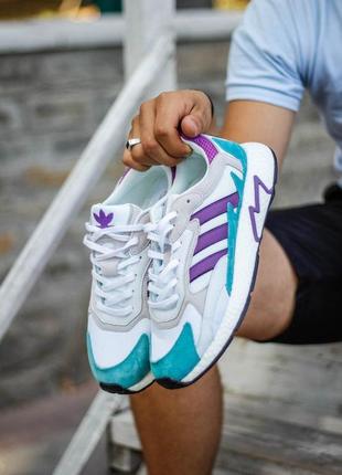 👍💜adidas tresc run white purple💜👍❤️36рр-45рр❤️кросовки адидас беговые, кросівки адідас бігові, кросівки для спорту