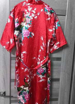 Женский халат кимоно в японском стиле. 3