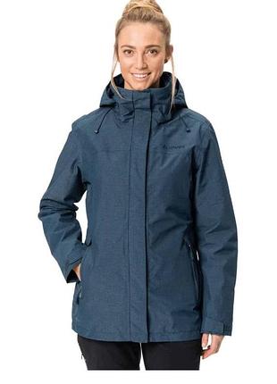 Куртка жіноча vaude skomer jacket мембранна, розмір 36, синя