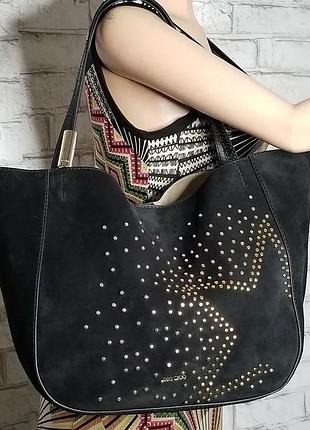 Женская кожаная (замшевая) сумка класса люкс jimmy choo (оригинал)