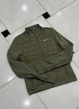 Куртка жіноча nike therma-fit synthetic fill jacket olive