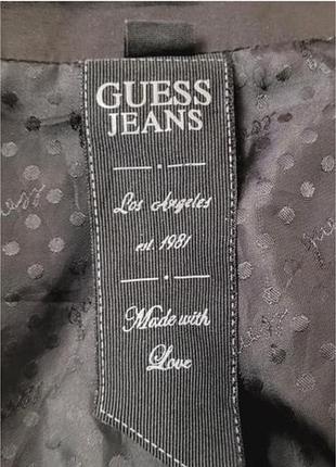 Плащ тренд короткий черный guess 5