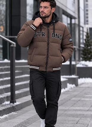 😎теплая и качественная мужская куртка зима❄️❄️❄️ 6