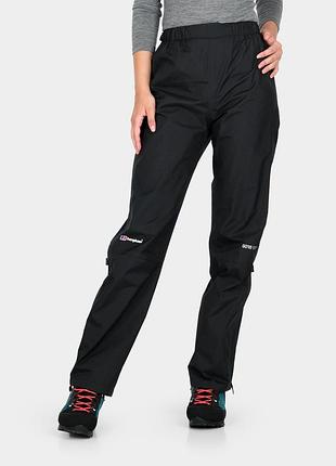 Водонепроницаемые мембранные брюки berghaus paclite pant черного цвета с технологией gore-tex