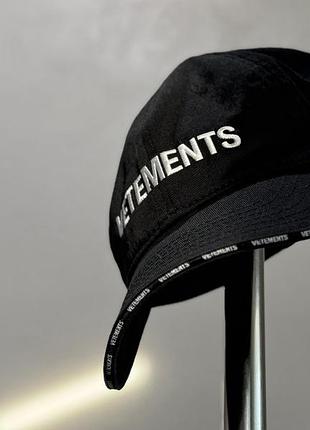 Кепка vetements чорна original