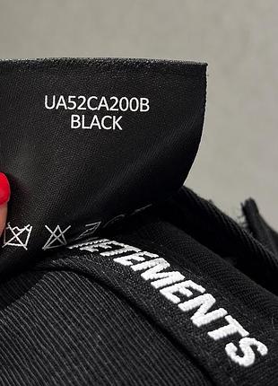 Кепка vetements чорна original 5