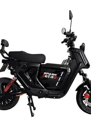 Велосипед с электродвигателем spark gt-s 16" 72v/1500w/20ah lifepo4 черный