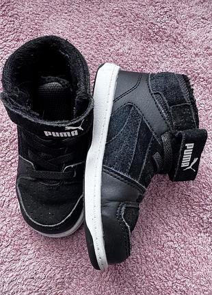 Черевики дитячі puma чорні 2