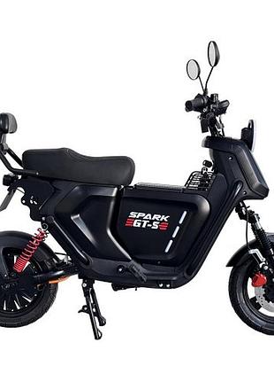 Велосипед с электродвигателем spark gt-s 16" 72v/1500w/20ah lifepo4 темно-графитовый (м)
