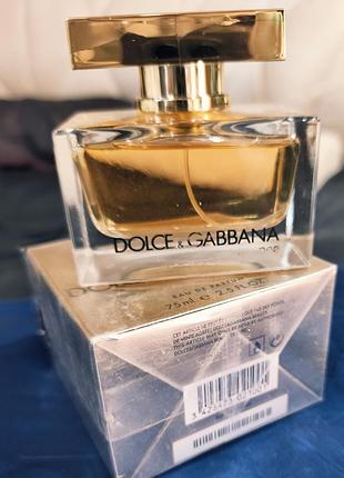 Изысканный парфюм dolce & gabbana the one 75ml новый, не работает распылитель, нужно починить или перелить. лот вв153