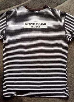 Мужская футболка stone island marina (оригинал)