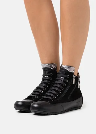 Candice cooper high-top trainers black женские ботинки кроссовки на молнии