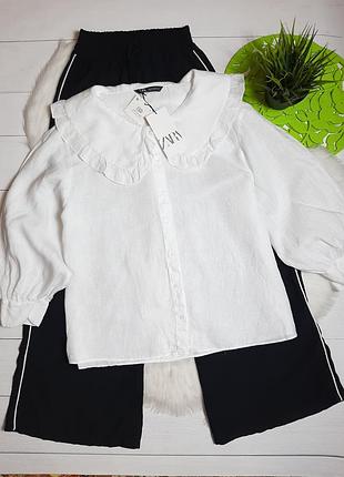 Лляна сорочка блуза zara