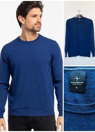 Чоловічій  тонкий светр джемпер tailorbyrd wool blend jumper,  p. xl