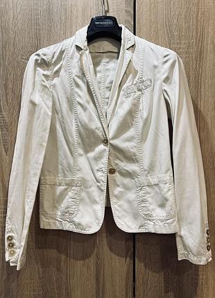 Ексклюзивний котоновий блейзер brunello cucinelli х eredi chiarini (made in italy) 42 о