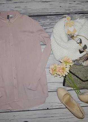 2/32/xxs h&m дуже незвичайна жіноча підліткова натуральна сорочка блуза туніка капучіно оригінал