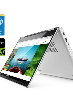 Игровой ноутбук-трансформер б-класс lenovo yoga 720-15ikb x360 / 15.6" (3840x2160) ips touch / intel core i7-7700hq (4 (8) ядра по