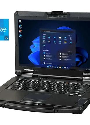 Защищенный ноутбук-трансформер б-класс panasonic toughbook fz-55 / 14" (1366x768) tn / intel core i5-1145g7 (4 (8) ядра по 2.6 -