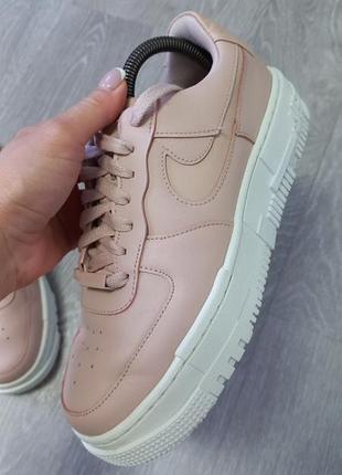Шкіряні жіночі кросівки nike 3