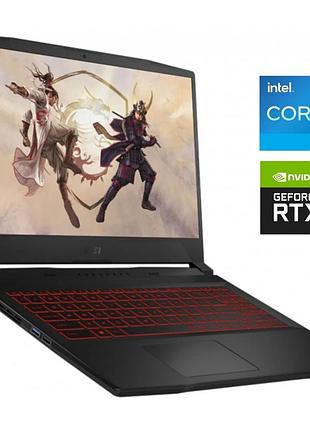Игровой ноутбук msi gf66 katana 11uc / 15.6" (1920x1080) ips / intel core i5-11400h (6 (12) ядер по 2.7 - 4.5 ghz) / 8 gb ddr4 /