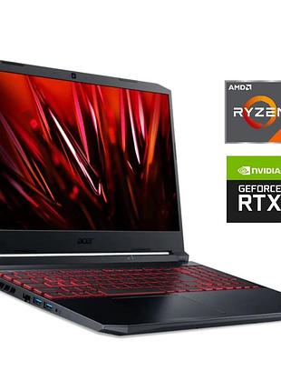 Игровой ноутбук б-класс acer nitro 5 an515-45 / 15.6" (1920x1080) ips / amd ryzen 5 5600h (6 (12) ядер по 3.0 - 4.2 ghz) / 16 gb