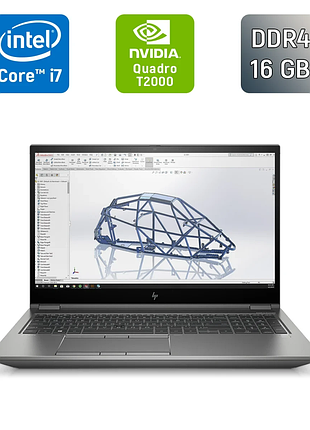 Мобільна робоча станція б-клас hp zbook fury 15 g7 / 15.6" (1920x1080) ips / intel core i7-10850h (6 (12) ядер по 2.7 - 5.1 ghz) /