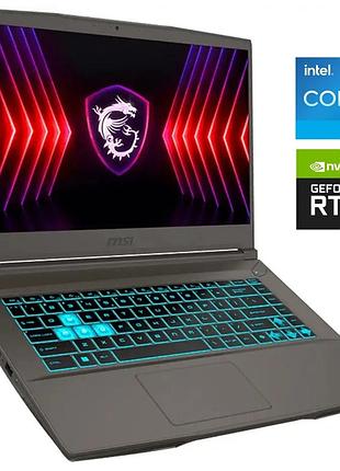 Игровой ноутбук б-класс msi thin 15 b12uc / 15.6" (1920x1080) ips / intel core i5-12450h (8 (12) ядер по 2.0 - 4.4 ghz) / 16 gb