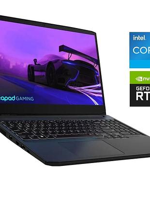 Игровой ноутбук б-класс lenovo ideapad gaming 3 15ihu6 / 15.6" (1920x1080) ips / intel core i5-11300h (4 (8) ядра по 2.6 - 4.4
