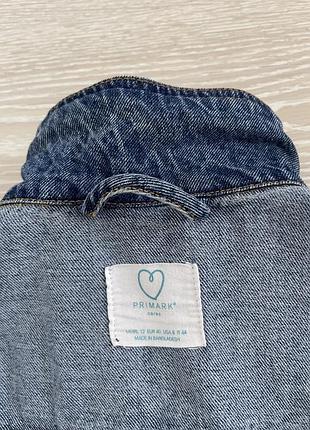 Primark курточка джинсова унісекс з кишенями 5