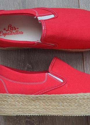 Жіночі мокасини las espadrillas / 40 розмір