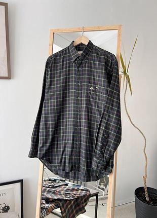 Чоловіча сорочка thomas burberry в клітинку,