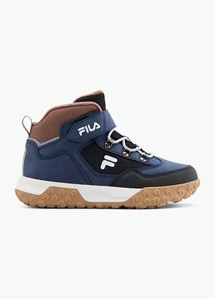 Демісезонні утеплені високі кросівки хайтопи fila ranger
