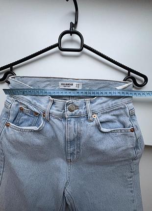 Джинси жіночі pull&bear mom блакитні 5