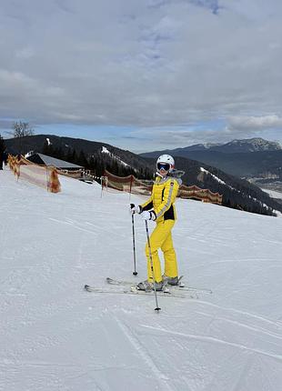 Жіночий лижний костюм icepeak жовтий xs-s