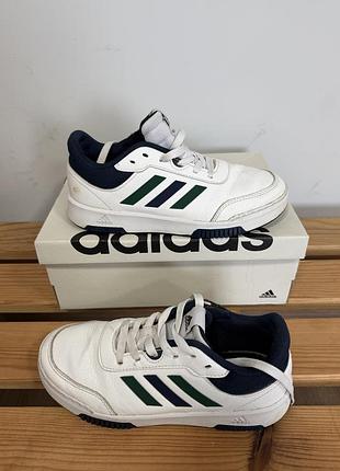 Дитячі білі кросівки adidas 36 для хлопця кросівки tensaur hook and loop sportswear