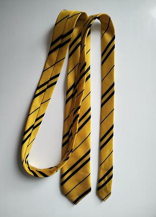 Галстук галстук с принтом гафелраф harry potter hufflepuff