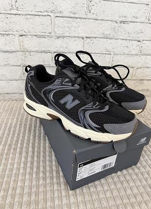 Жіночі кросівки new balance 530 чорно-сірі розмір 39,5