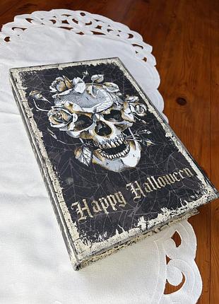 Шкатулка happy halloween декоративна для зберігання